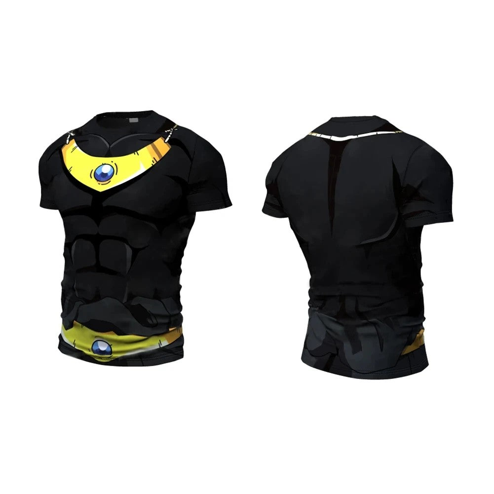 2024 New Summer Cosplay Printed Clothing Running T Shirt Men O-Neck Cartoon Bodybuilding Sport Shirts Tops Gym Kids T Shirt ?