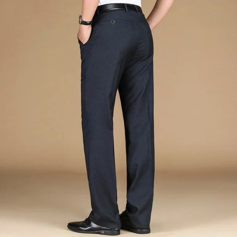 Male High Quality Loose Classic Comfortable Formal Pants 2025 Fashion Men Straight Narrow Leg Business Suit Trousers Size 29-40