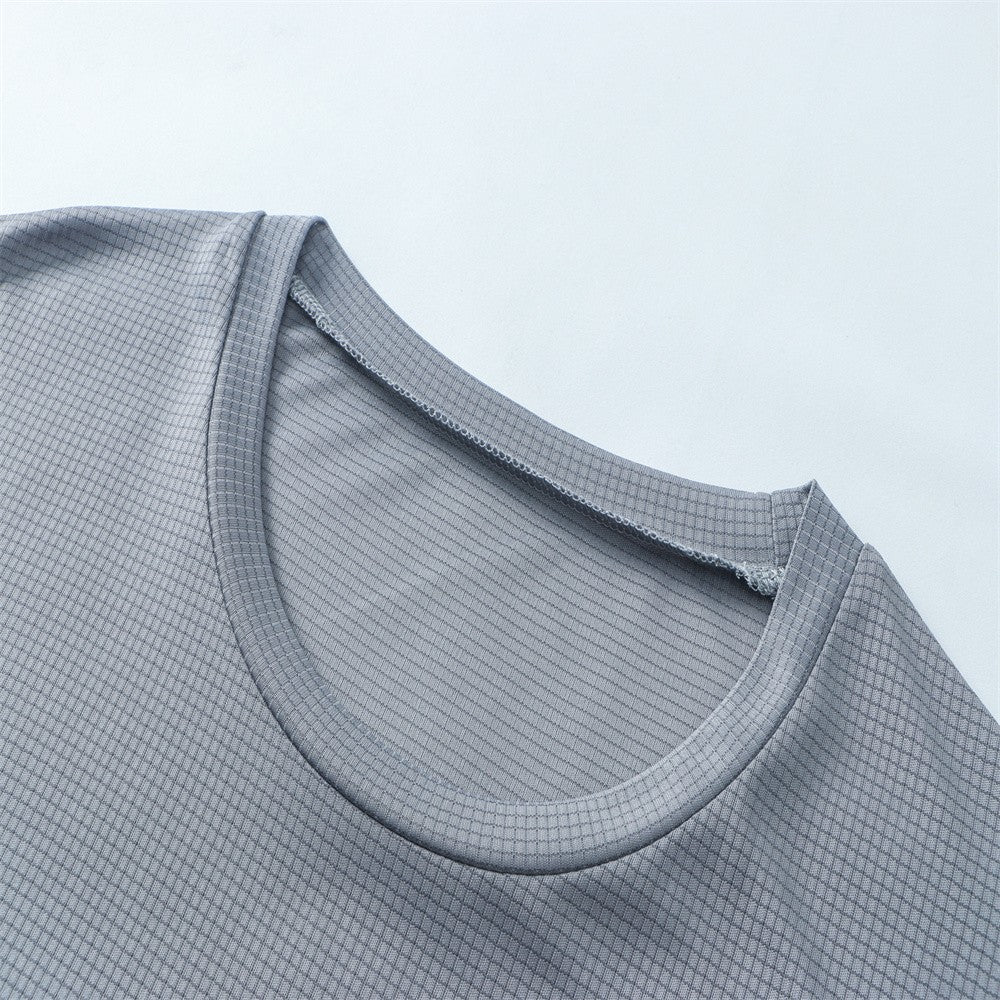 Men Fitness Gym t-Shirt Quick Dry Sport Running Shirts Man Short Sleeve Bodybuilding Top Training Football Jersey Man Sportswear