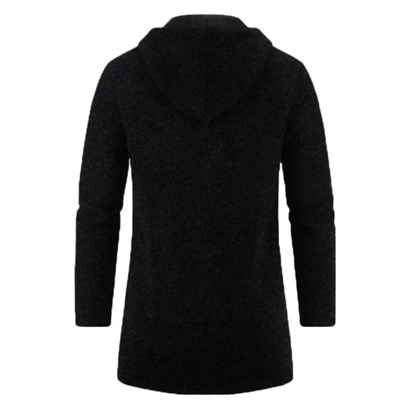 Autumn Men's Long Sleeve Sweatshirts for Men with Zipper Hooded Mens Oversize Winter Top Jacket Coat Warm Streetwear