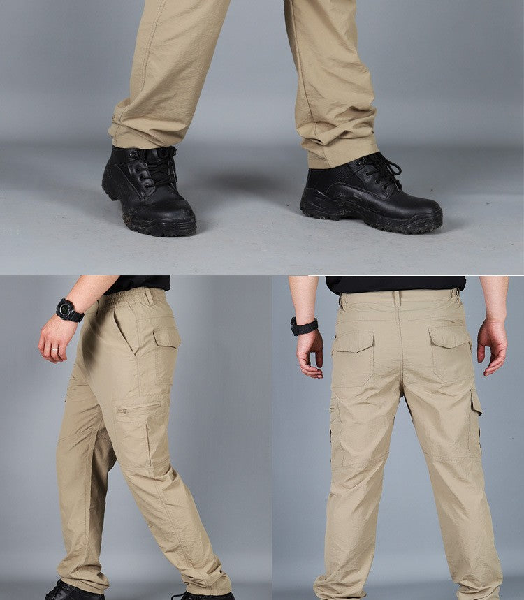 Male Cargo Pants Men Army Military Tactical Pants Streetwear Jogger Trekking Hiking Mountain Work Tourism Trousers Slim Fit