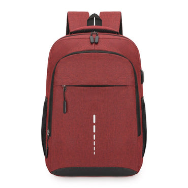 Premium Business Backpack - Spacious laptop bag with reflective security strip professional commuter backpack-zwq