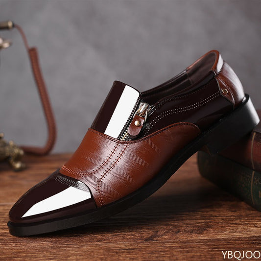 2026 Large Size Fashionable Men's Office Formal Shoes Low Cut Daily Comfortable Pointed Multifunctional Men's Wedding Shoes