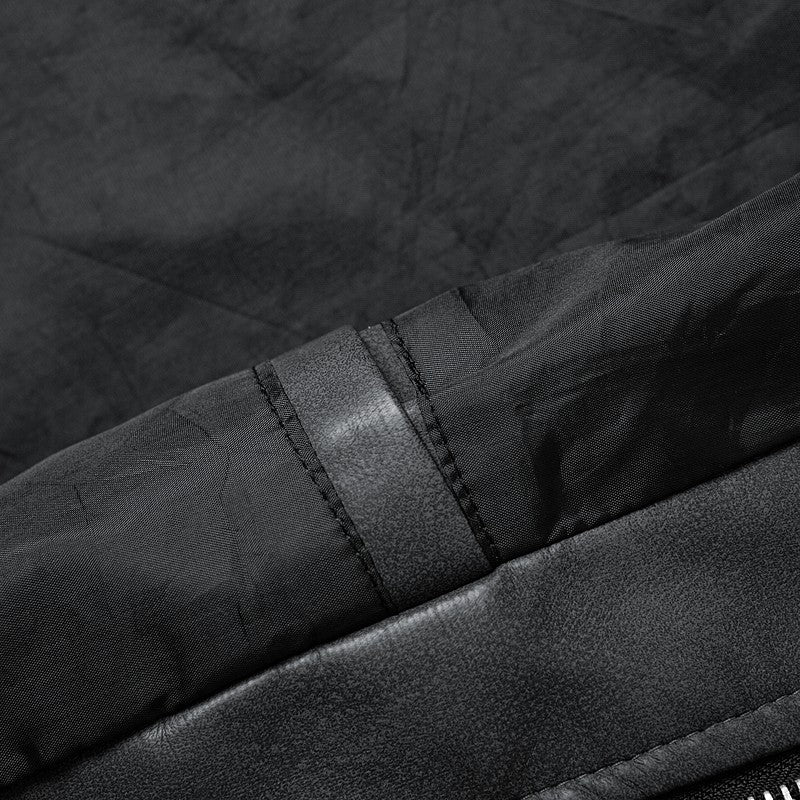 Leather Jacket Men Suede Coats Black Oversized 6XL 7XL 8XL Plus Size Street Motorcycle Autumn Hip Hop Brand Waterproof Autumn