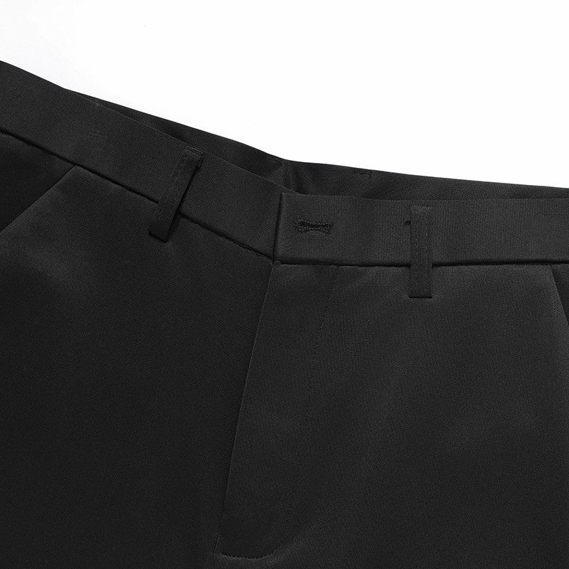 29-42 Men's Summer Pants Thin Straight Stretch Casual Pants with No Trace No Ironing Fabric Silky and Cool Feeling