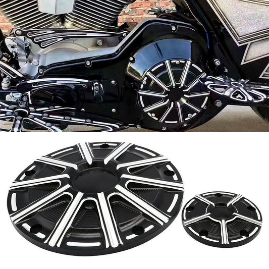 Motorcycle Derby Timing Timer Cover 5 holes Engine Cover For Harley Touring Road King Electra Glide Street Glide Softail Dyna