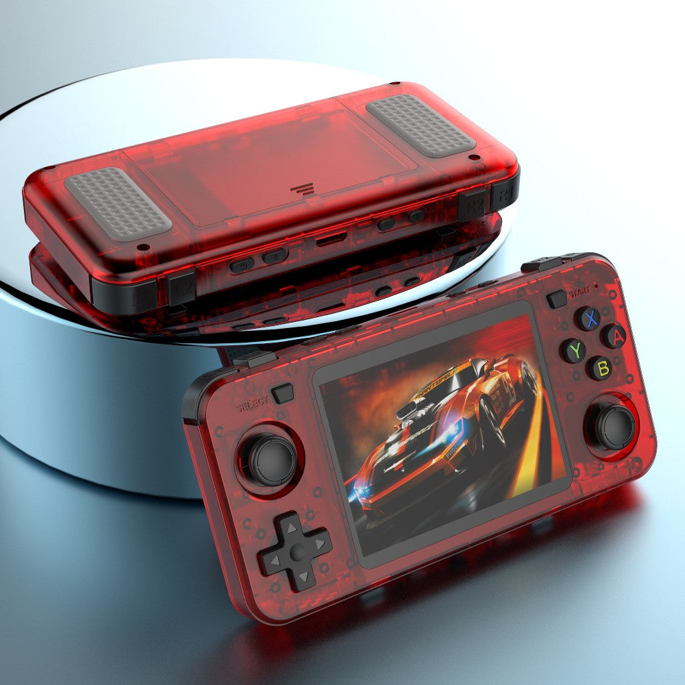 BOYHOM New Handheld Game Console 3.5-inch IPS Screen Linux RK3326 Retro Video Games Player 3000 mAh 64G