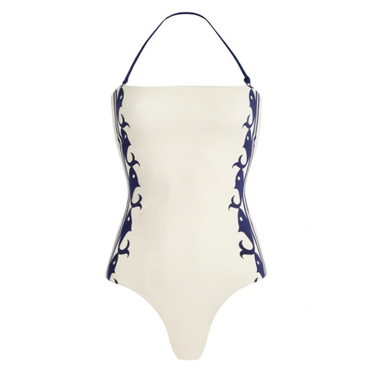 Women Sexy One Piece Swimsuit Cover Up Hollow Swimwear Women Off Shoulder SwimSuits Patchwork Bathsuit Belt Bodysuit Beachwear