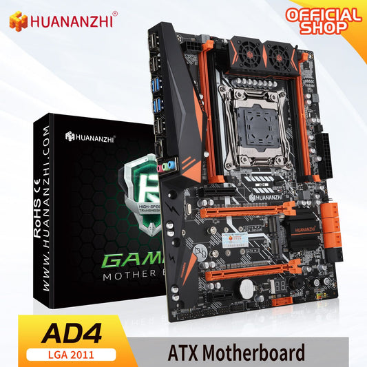 Placa-mãe HUANANZHI X99 AD4 LGA 2011-3 XEON X99 suporta Intel E5 2640 2666 2670 2678 2696 V3 V4 DDR4 RECC NON-ECC NVME SATA