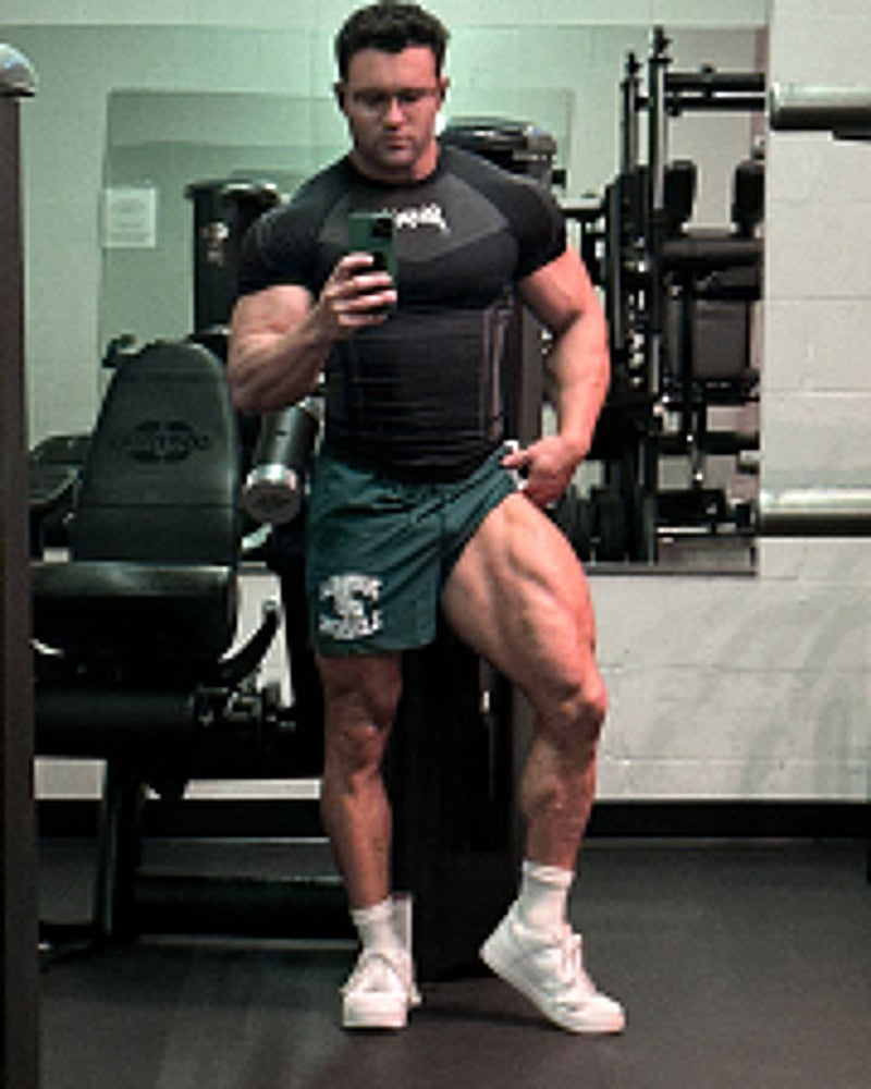 New YOUNG LA Men's Fitness Sports T-shirt Tights Men High Elastic Training Clothing Short Sleeve Tops Fitness Thirts For Men