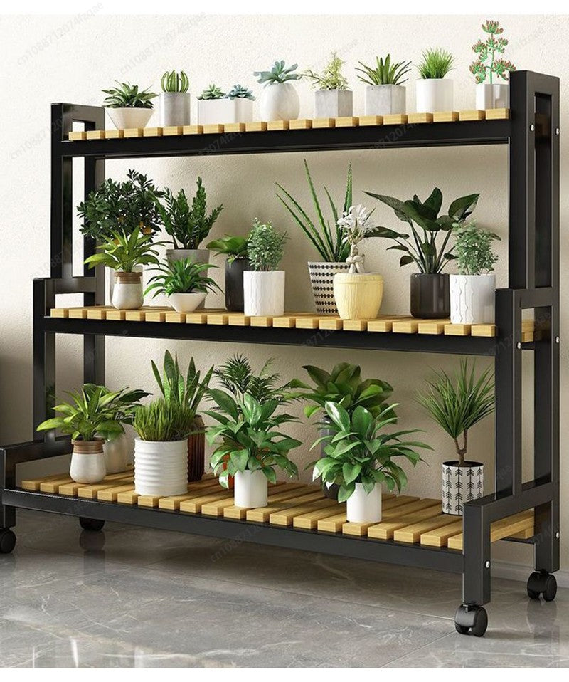 Floor-standing Plant Stand, Flower Stand, Flower Shelf, Planter Rack, Storage Organizer, Display Garden, Balcony, 2, 3, 4Tier