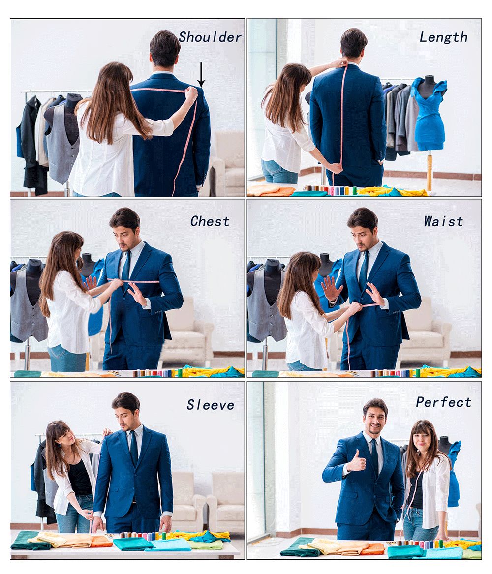 DAROuomo 2025 Men Suit Slim Fit Formal Business Work Wear Suits 2Pcs Set (Jacket+Pants)DR8211