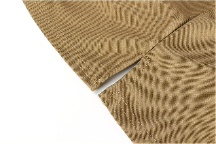 Men's Quick Dry Embroidered Polo Shirts Summer Custom Plus Size Military Clothes Tactical Plain Turn-down Army T-shirts