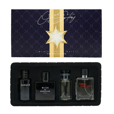 Luxury Brand Perfume Men Cologne Parfums Homme Gift Box 4Pcs Set 100ml Perfumes Masculinos Natural Floral Fruity Scent SprayLuxu