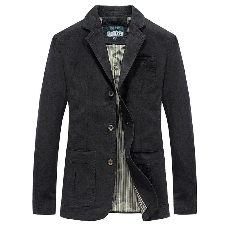 Men Suit Jacket Spring Autumn New Solid Color Waterproof Windbreaker Coat Men Brand Outwear Fashion Slim Casual Jacket Men