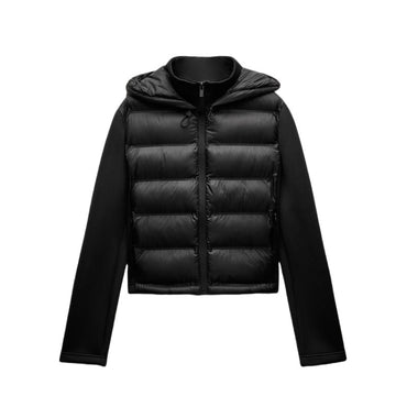 2025 Winter New Arrival Women's Lightweight Warm Down Jacket with Long Sleeves and Zippered Hooded Sports Coat 4391742