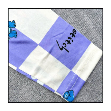 New Pajama Boys Girls Pajamas Stitch Clothing Sets Kids Long Sleeve +Pant 2Piece Children Home Clothing Girl Nightgown