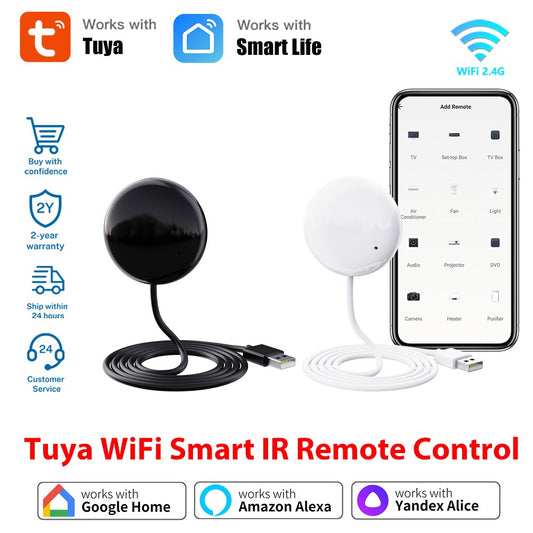 Tuya WiFi IR Remote For Smart Home Automation Smart Life APP Universal infrared Remote Control Work with Alexa Google Home