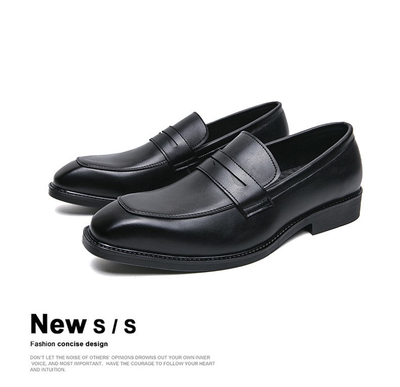 Men's Dress Shoes Classic Casual Business Leather Shoes Men Retro Oxfords Formal Social Wedding Office Leather Shoes For Men