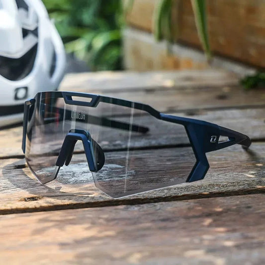 Photochromic Cycling Sunglasses Men Professional Bicycle Glasses Goggles Windproof MTB Road Bike Glasses Mountain Eyewear