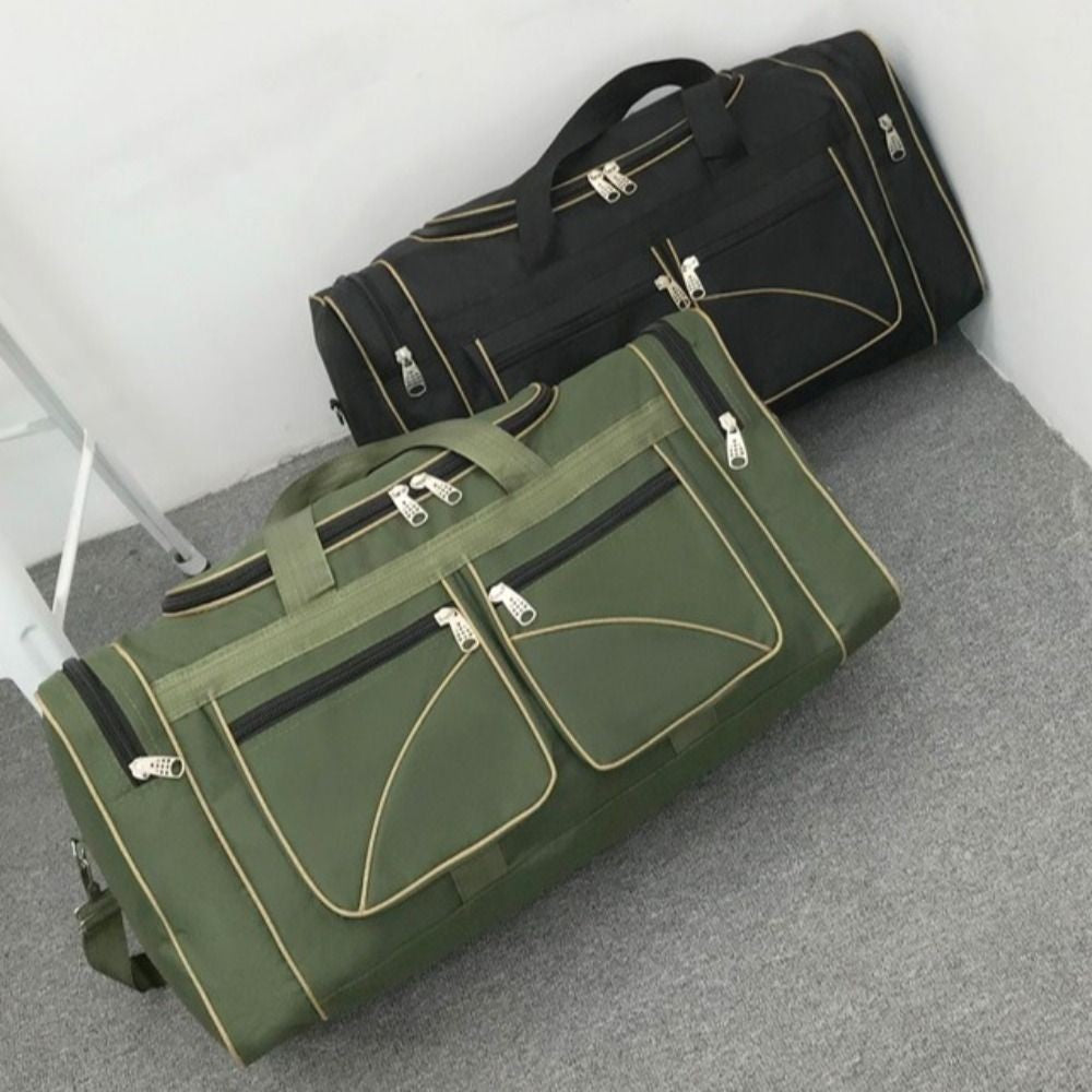 Large Capacity Travel Duffel Bag Waterproof Durable Outdoor Sports Bag Multi-pocket Oxford Cloth Large Travel Bag Gym Workouts