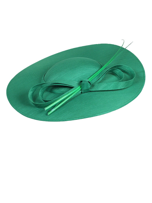 Sinamay Weddings Fascinators Hats For Women Ladies Large Big Brim Cocktail Church Tea Party Dress Fedoras Hat With Bow Feather