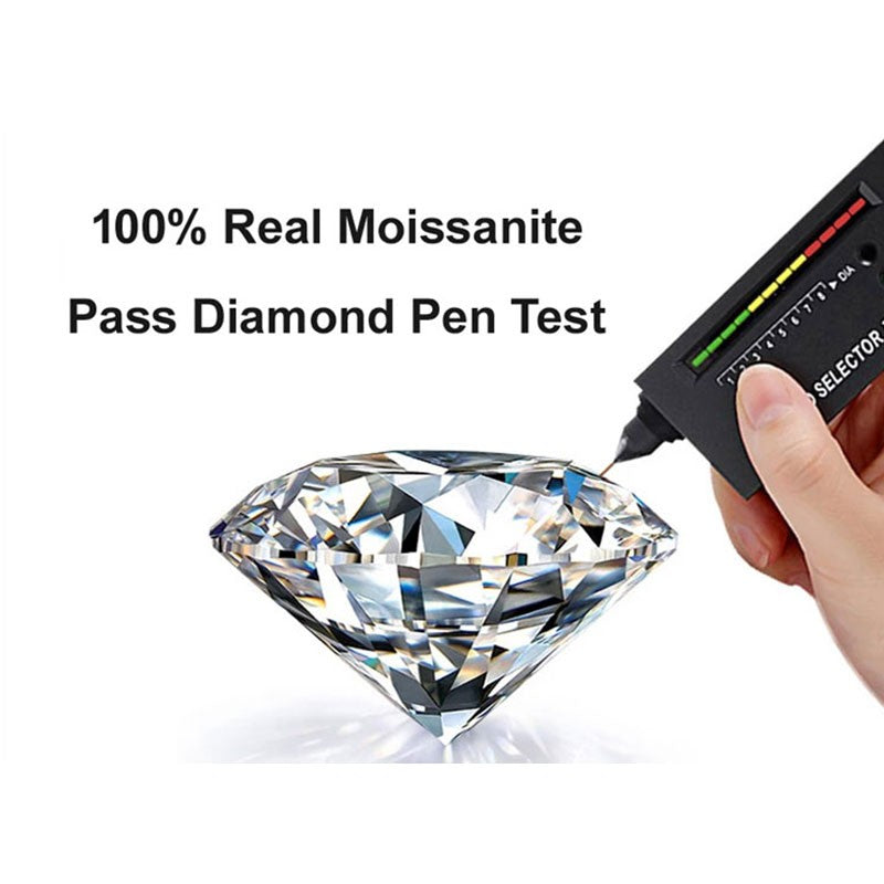 Brincos Pendentes de Moissanite de Dez Quilates para Mulheres, Joia Elegante com Corte Hexagonal, Presente de Luxo para Aniversário e Festas