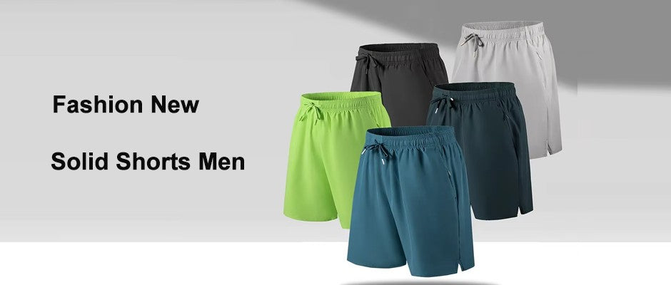 Men's Casual Pants Solid Elastic Waist Pocket Drawstring Loose Straight Sports Versatile Trouser Male Sweatpant Solid Breathable