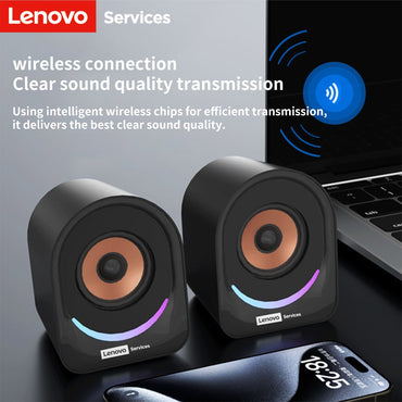 Lenovo Desktop Speakers Portable Small Speakers Computer Speakers Desktop Laptop Home Wired Mini Speakers Small Desktop Multimedia Laptop Speakers
