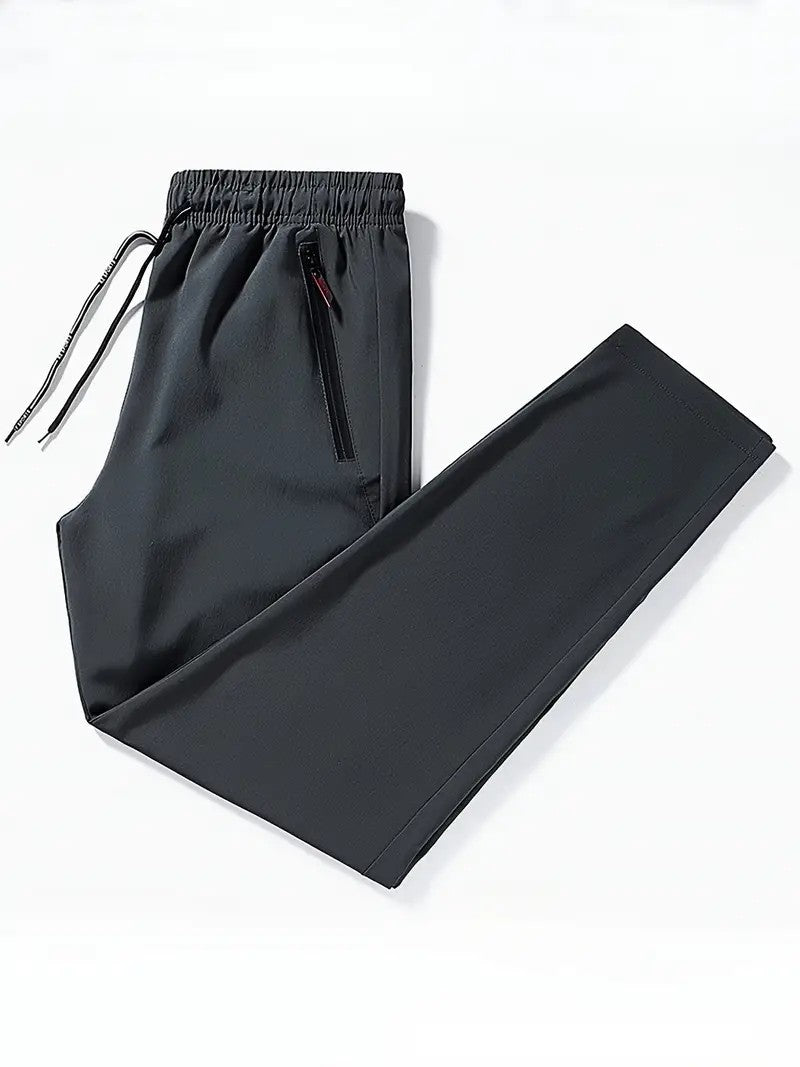 Plus Size 4XL 5XL Men's Casual Straight Pants Stretch Elastic Waist Jogger Korean Classic Blue Black Gray Male Brand Trousers