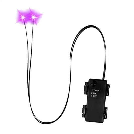 Olhos Brilhantes de LED de Halloween com Temporizador Olhos que Acendem DIY para Esqueletos Abóboras Máscaras Lápides Decorações de Terror Internas e Externas