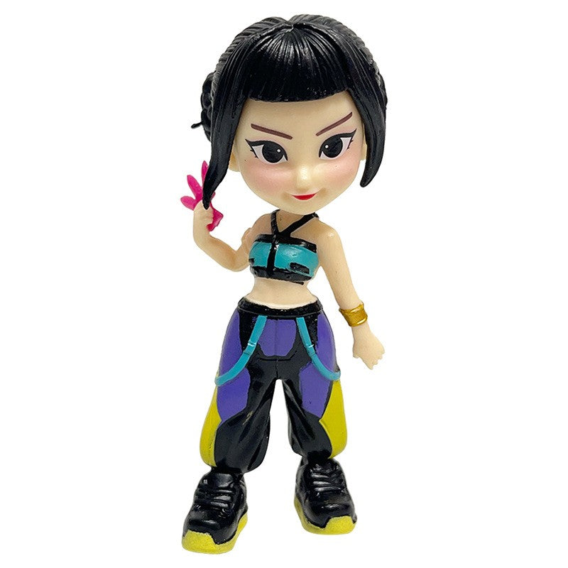 6PCS/Set Kpop Demon Hunters Figure Model Toy Pvc Cartoon Gaming Peripherals Desk Decoration Collection Figures Model Toy for Kid