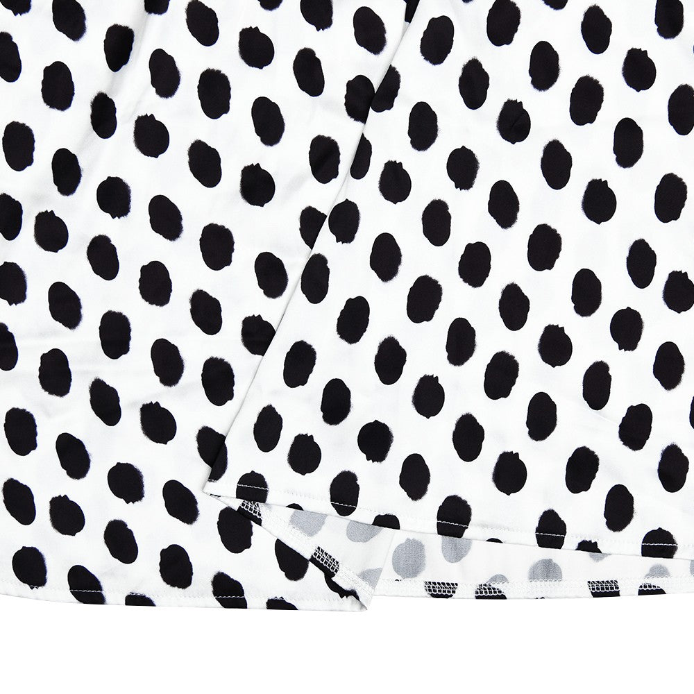 JULISSA MO Sexy Backless Print Dots Flower Women Maxi Dress Spaghetti Strap Eve
