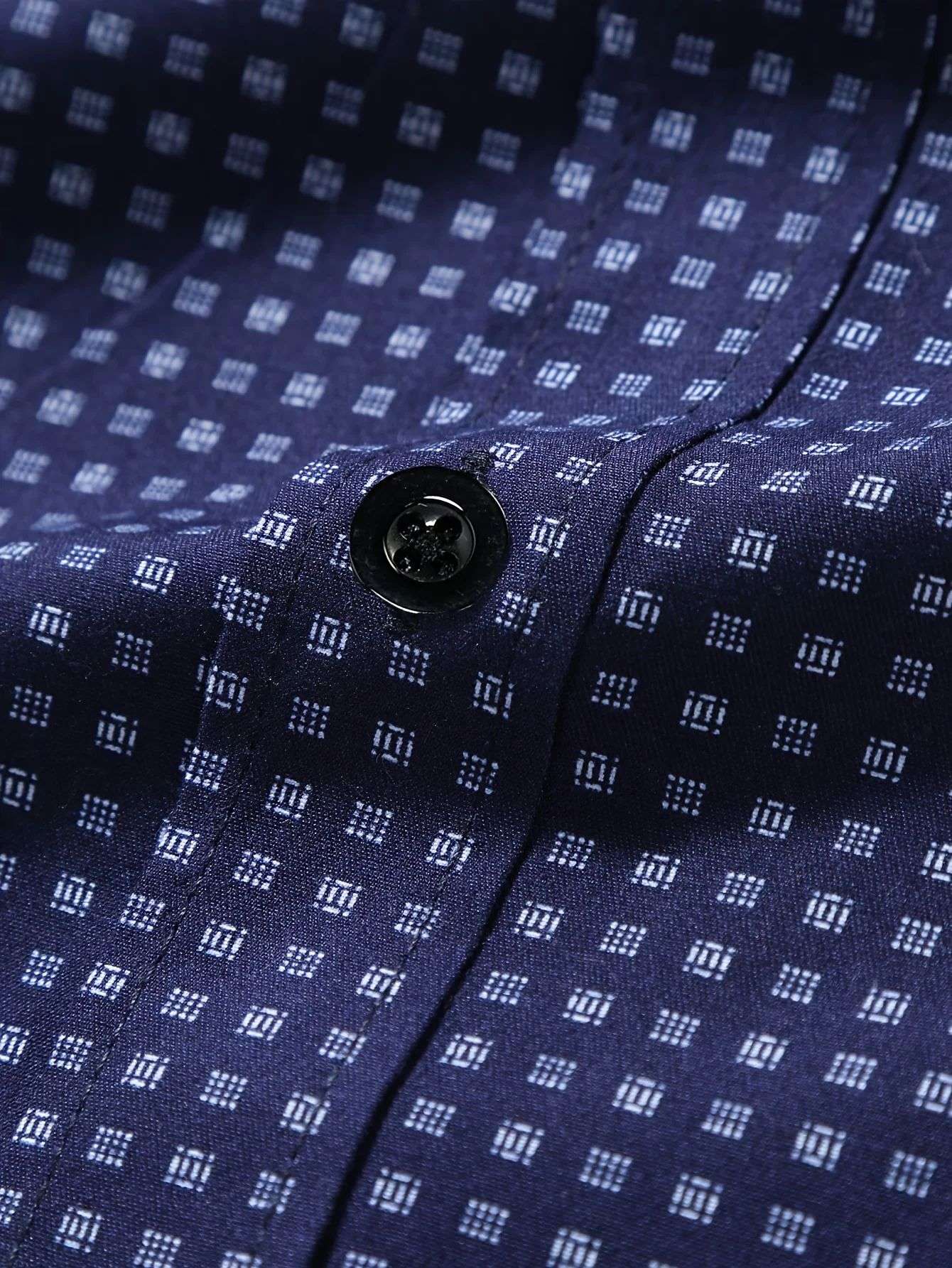 Bolubao Men Shirt Brand New Men's Fashion Polka Dot Long Sleeve Elastic Shirt Four Season Smart Casual Male Shirts