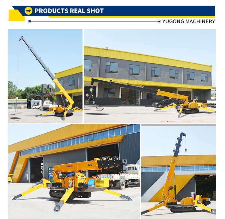 Portable Spider Crane for Stage Equipment Lifting, Event Setup & Exhibition Logistics with Silent Hydraulic Pump