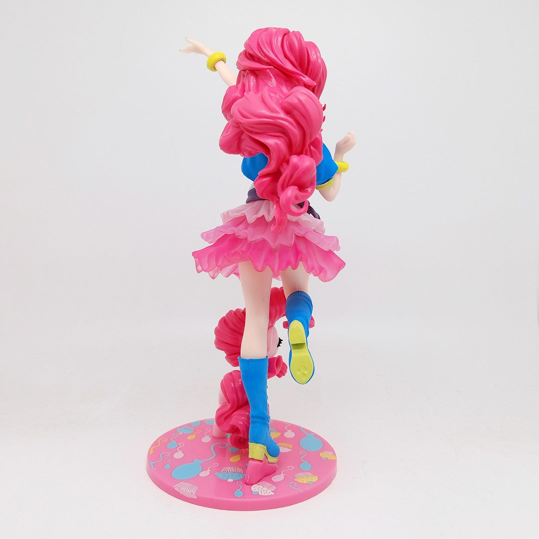 My little Pony Bishoujo Rarity Sunset Shimmer Applejack Twilight Sparkle Pinkie Pie Anime PVC Action Figure Toy Collection Doll