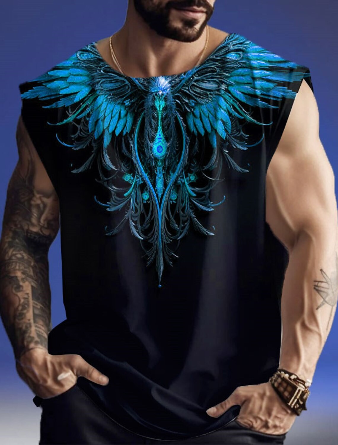 Four Seasons New Mens Fitness Clothing Simple Breathable Street Sleeveless Under