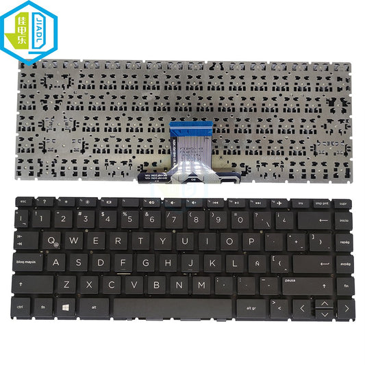 Latin Spanish Keyboard For HP 240 G7 245 G7 246 G7 14-CE 14-DK 14-DK0000 14-DK1003DX 14-DQ 14-DQ0000 L15599-151 L23241-161