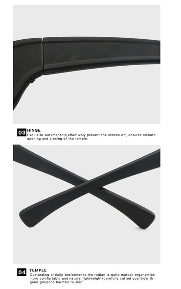 2024 Fashion Polarization Cycling Sunglasses Retro Sport Fishing Glasses Men Women Lightweight Driving Cycling Running UV400