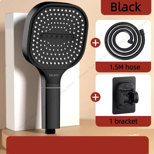 Xiaomi 13cm Large Panel 3 Modes Shower Head High Pressure Water Shower Head With Filter Element For Bathroom Anti-corrosion Rust