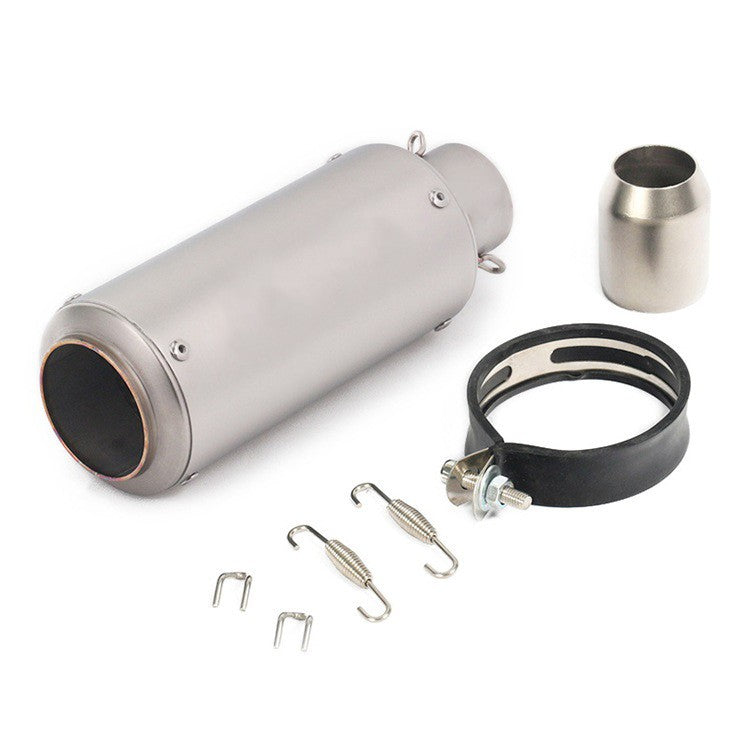 motorcycle exhaust inox muffler carbon fiber exhaust Universal 51/60mm with DB Killer for z900 R3 R25 MT07 MT09 R1 Z400 Z650