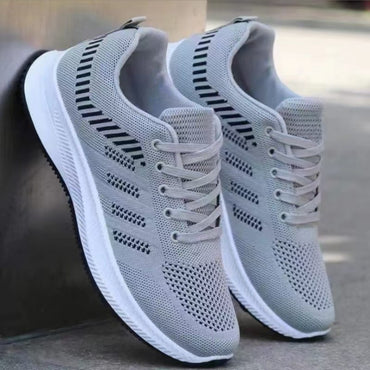 Men's casual shoes, 2025 trendy and fashionable sports shoes, breathable running shoes, outdoor walking training tennis shoes