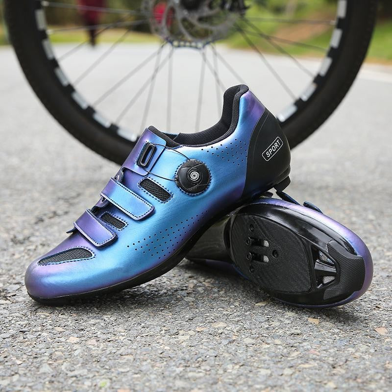Women Road Cycling Shoes Wear-resistant Bicycle Shoes with Locking Plate Men's Non-slip Outdoor Cycling Sneakers