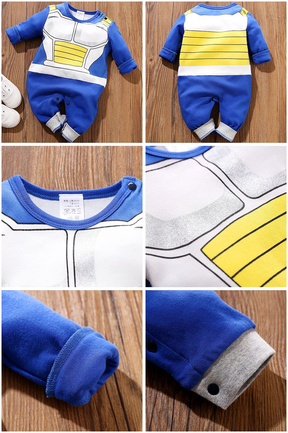 Newborn Costume Baby Anime Romper Boy Kakashi Akatsuki Chopper Zoro Vegeta Cosplay Clothes Infant Jumpsuit Clothes 0-18 Months