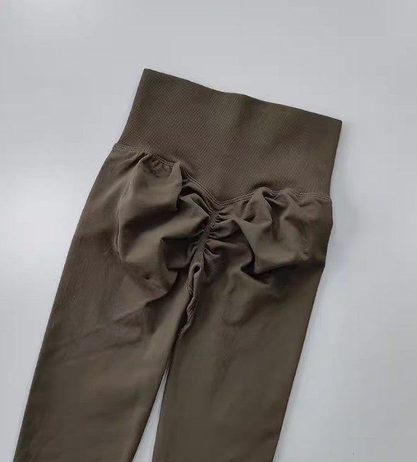 Seamless Sport Yoga  High Waist Pants Leggings Sport See Through Yoga Gym Runnin