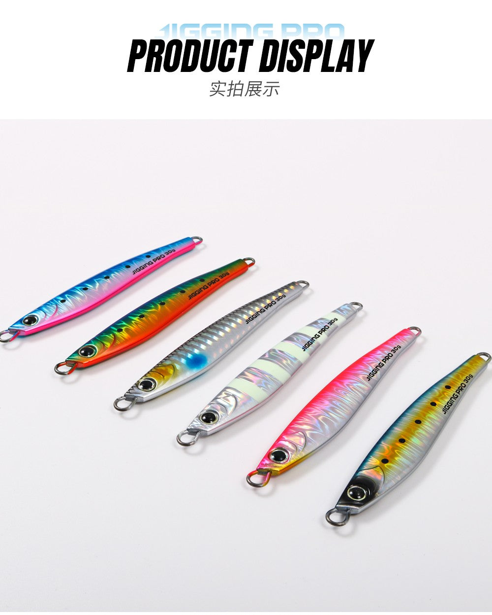 JIGGING PRO Jugulo Jig 15g 20g 30g 40g 60g Casting Jig Pesca de Costa Metal Jig Isca Pesca Marítima