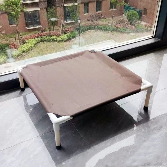 Cama de Acampamento para Animais de Estimação Cama Elevada para Cães Cama Dobrável para Acampamento de Filhotes Casa para Gatos Portátil Removível Lavável Camas para Filhotes Rede para Cães