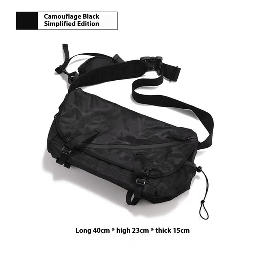 Causal Nylon Shoulder Man Bag Japanese Teenager School Laptop Sling Men's Bag Streetwear Travel Cross Bag Messenger Bags for Men