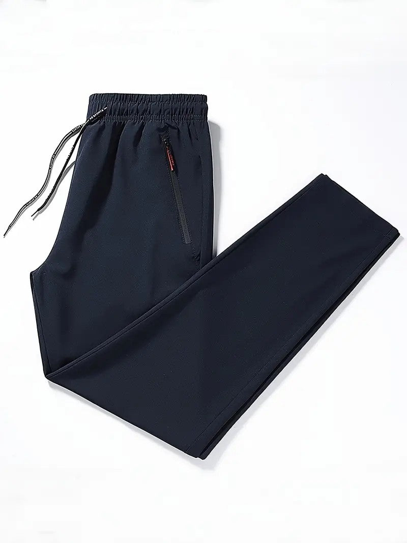 Plus Size 4XL 5XL Men's Casual Straight Pants Stretch Elastic Waist Jogger Korean Classic Blue Black Gray Male Brand Trousers