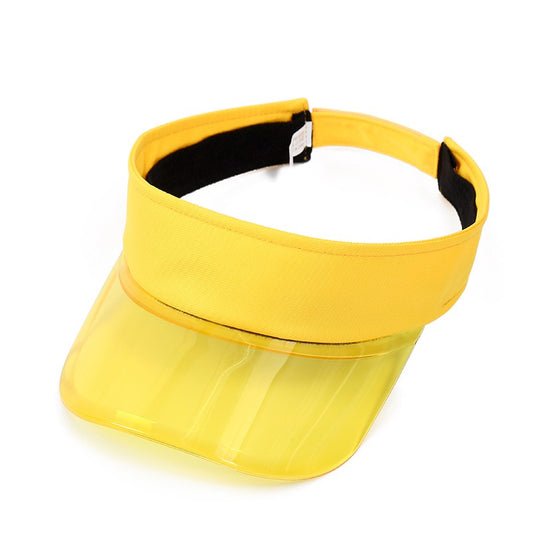 Chapéus de Viseira de Sol para Pais e Filhos, Viseiras de Plástico PVC para Mãe, Filho e Filha, Bonés de Viseira para Esportes ao Ar Livre, Chapéu de Sol para Bicicleta para Mulheres